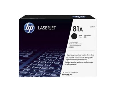HP 81A Black Original LaserJet Toner Cartridge CF281A