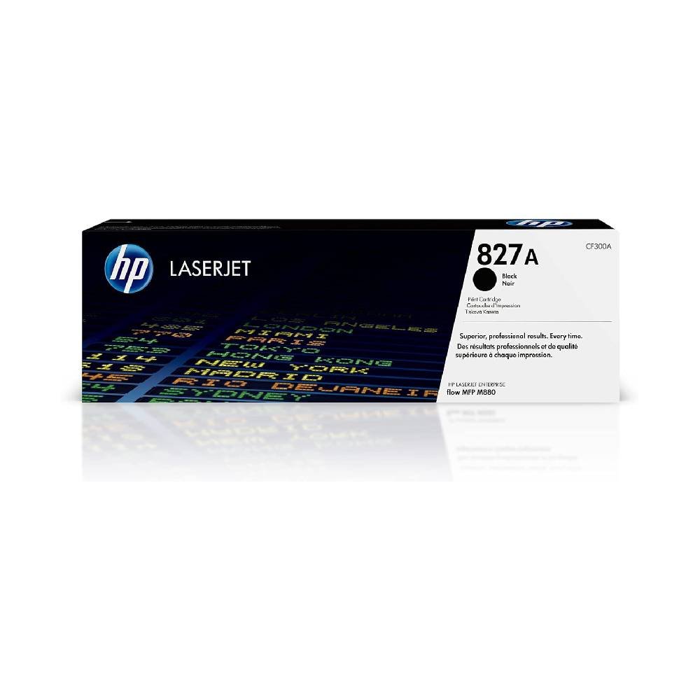 HP 827A Black Original LaserJet Toner Cartridge CF300A