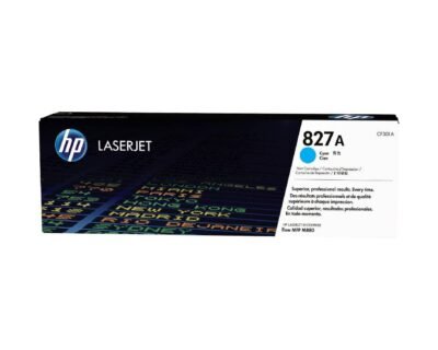 HP 827A Cyan Original LaserJet Toner Cartridge CF301A