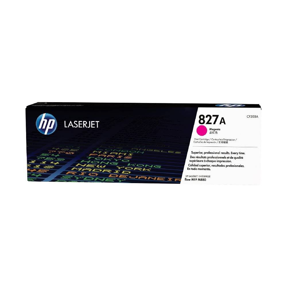 HP 827A Magenta Original LaserJet Toner Cartridge CF303A
