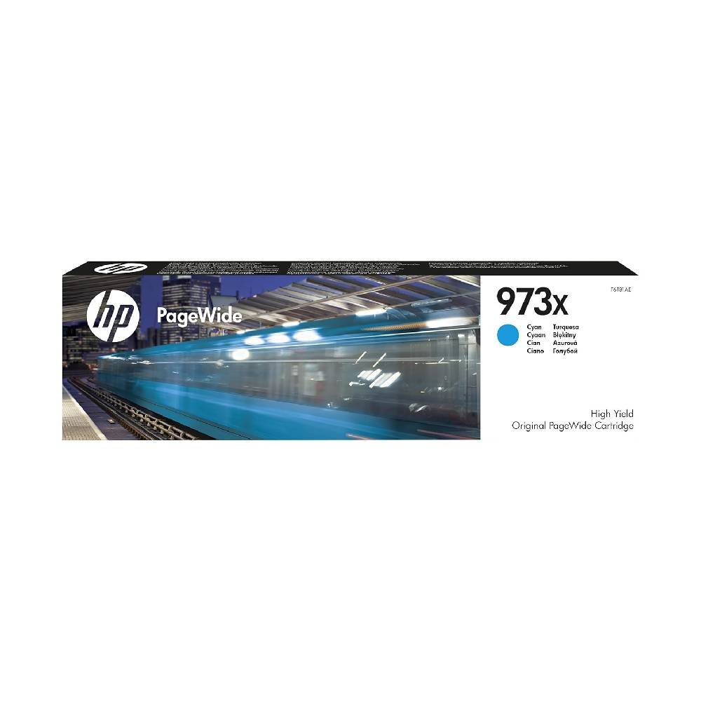 HP 973X Cyan Original LaserJet Toner Cartridge F6T81AE