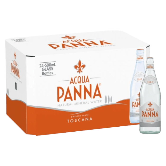 Acqua Panna Mineral Water 500ml Set Of 24 Glass