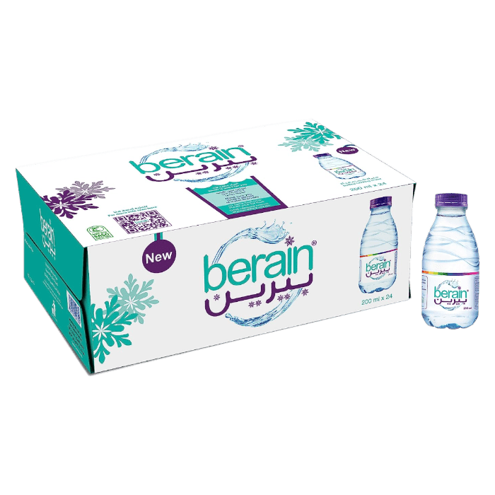 Berain Bottled Drinking Water 200ml Set Of 48 Bottles