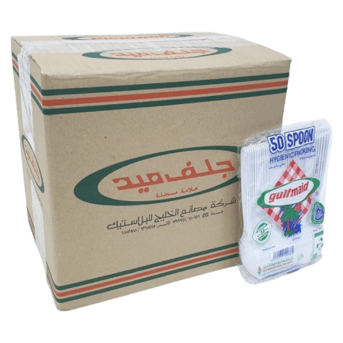 GulfMaid Plastic Spoon Large Box Of 1000 Pcs