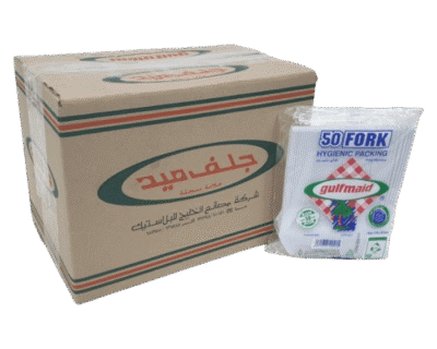Gulfmaid Plastic Forks White Box Of 1000 Pcs