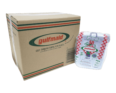 Gulfmaid Plastic Plate Rectangular No.2 Box Of 1000 Pcs