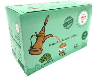 Kif Almosafer Arabic Coffee Instant With Cardamom 30g 10 Pcs