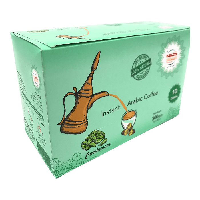 Kif Almosafer Arabic Coffee Instant With Cardamom 30g 10 Pcs