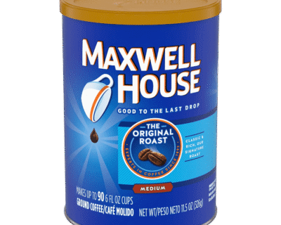 Maxwell House The Original Roast Ground Coffee Black Medium 326g