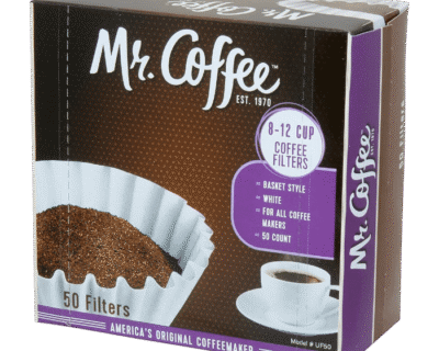 Mr.Coffee Cup Filter White 14x14x8.2cm 8 To 12 Pack Of 100 Pcs