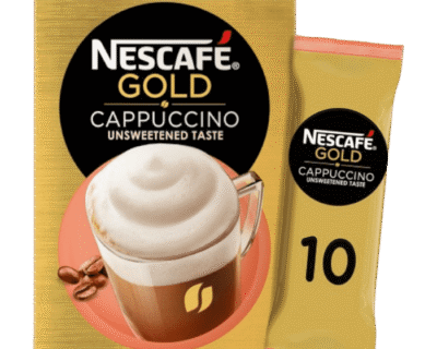 Nescafe Instant Coffee Gold Cappuccino 14.2g Set Of 10 Pcs
