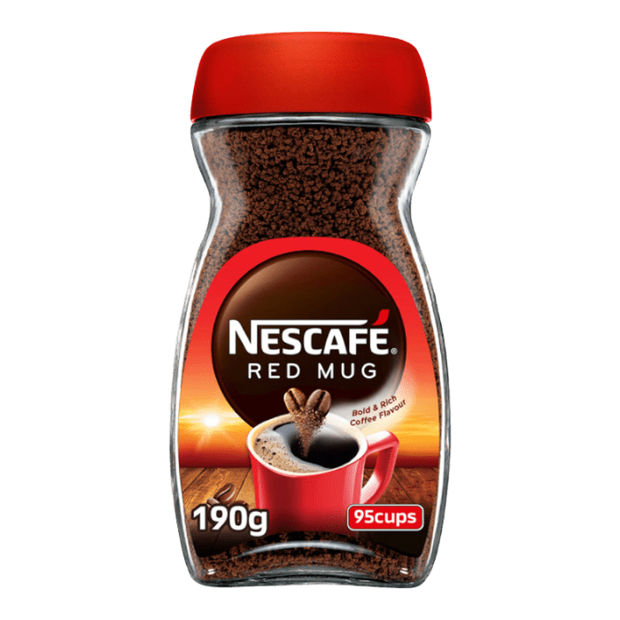 Nescafe Instant Coffee Red Mug 190g