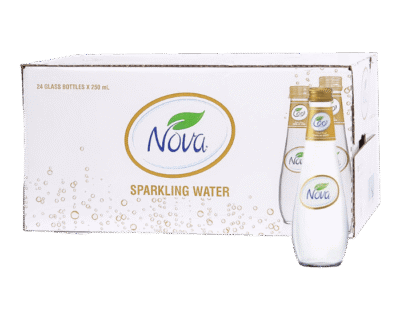 Nova Sparkling Water Glass 250ml Set Of 24 Bottles