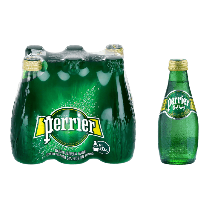Perrier Sparkling Water 200ml Set Of 6 Pcs