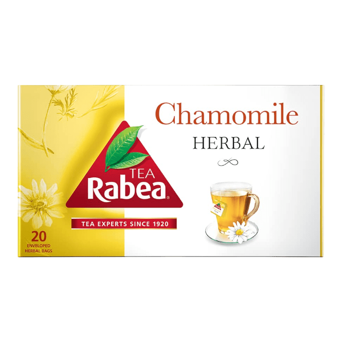 Rabea Chamomile Herbs Set Of 20 Tea Bags