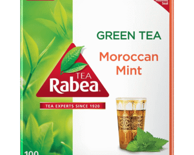 Rabea Green Tea With Moroccan Mint Set Of 100 Tea Bags
