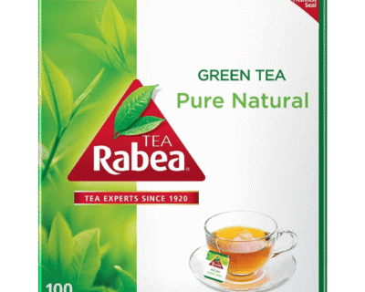 Rabea Pure Natural Green Tea Bags Set Of 100 Tea Bags