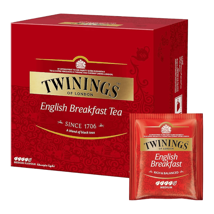 Twinings English Breakfast Tea Set Of 50 Tea Bags