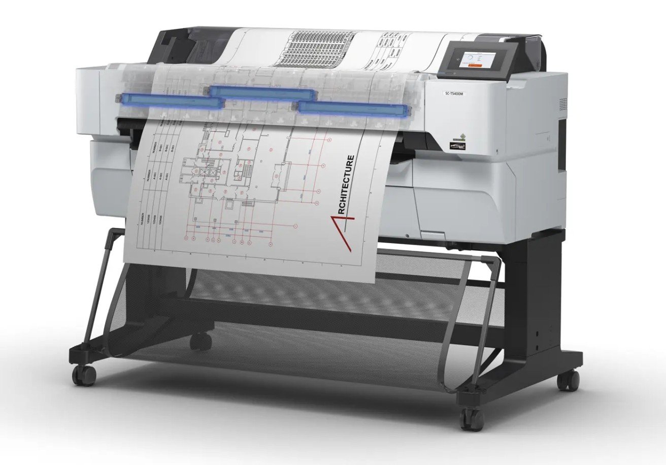 EPSON SureColor SC-T5400M Heavy Duty Multi-Function A0 Size (36 Inch) Wide Format 3in1 Printer (print, copy and scan) - Image 2