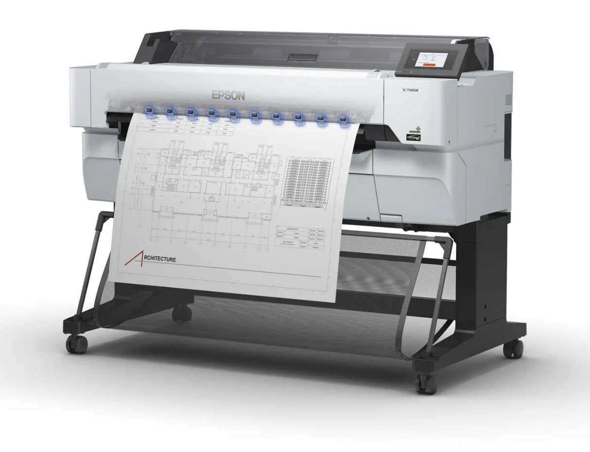 EPSON SureColor SC-T5400M Heavy Duty Multi-Function A0 Size (36 Inch) Wide Format 3in1 Printer (print, copy and scan) - Image 3