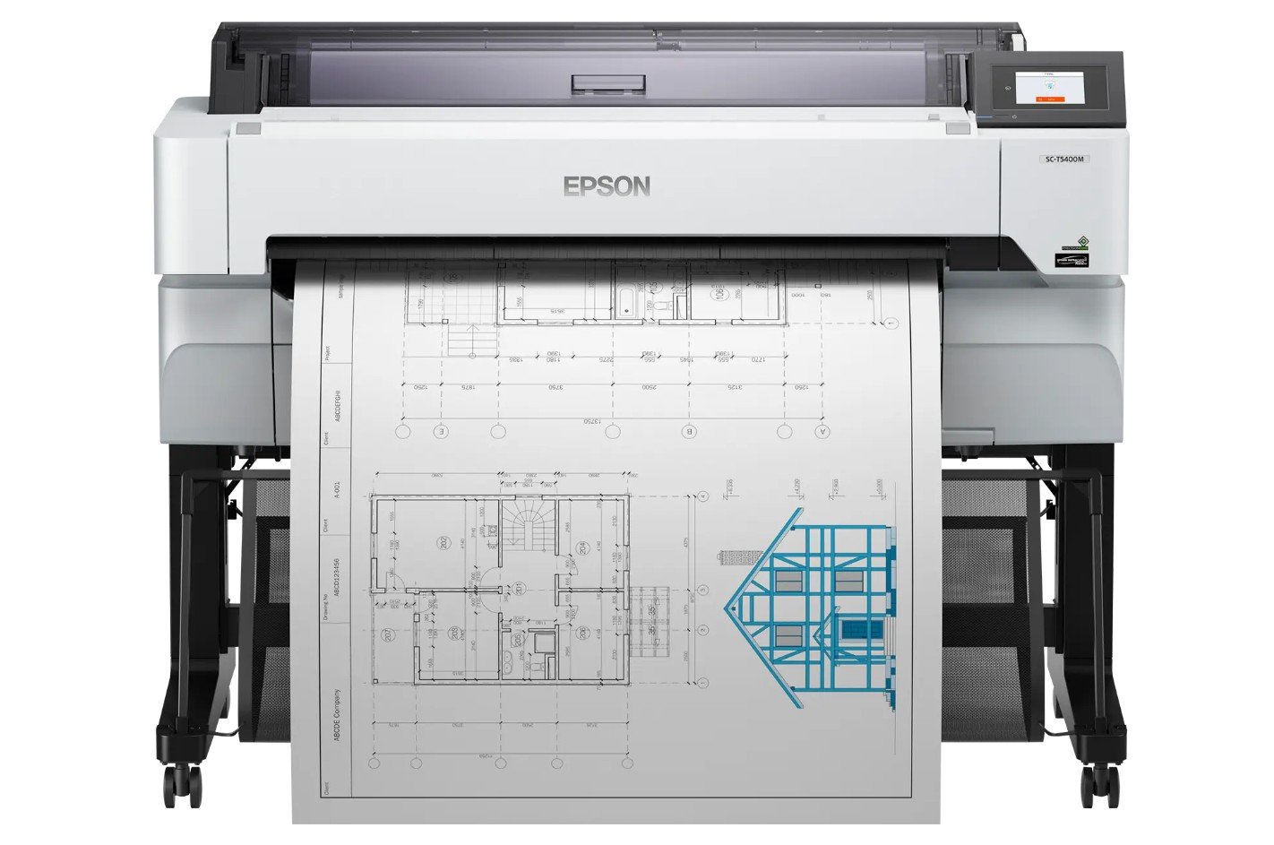 EPSON SureColor SC-T5400M Heavy Duty Multi-Function A0 Size (36 Inch) Wide Format 3in1 Printer (print, copy and scan)