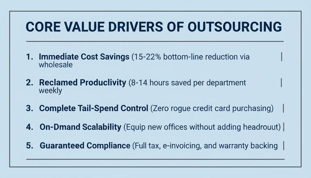 What Are the Core Benefits of Outsourcing Procurement